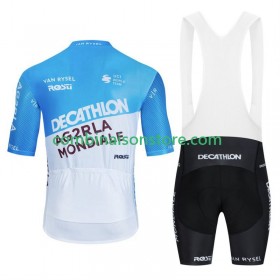 Combinaison Cycliste + Cuissard à Bretelles Decathlon Ag2R 2024
